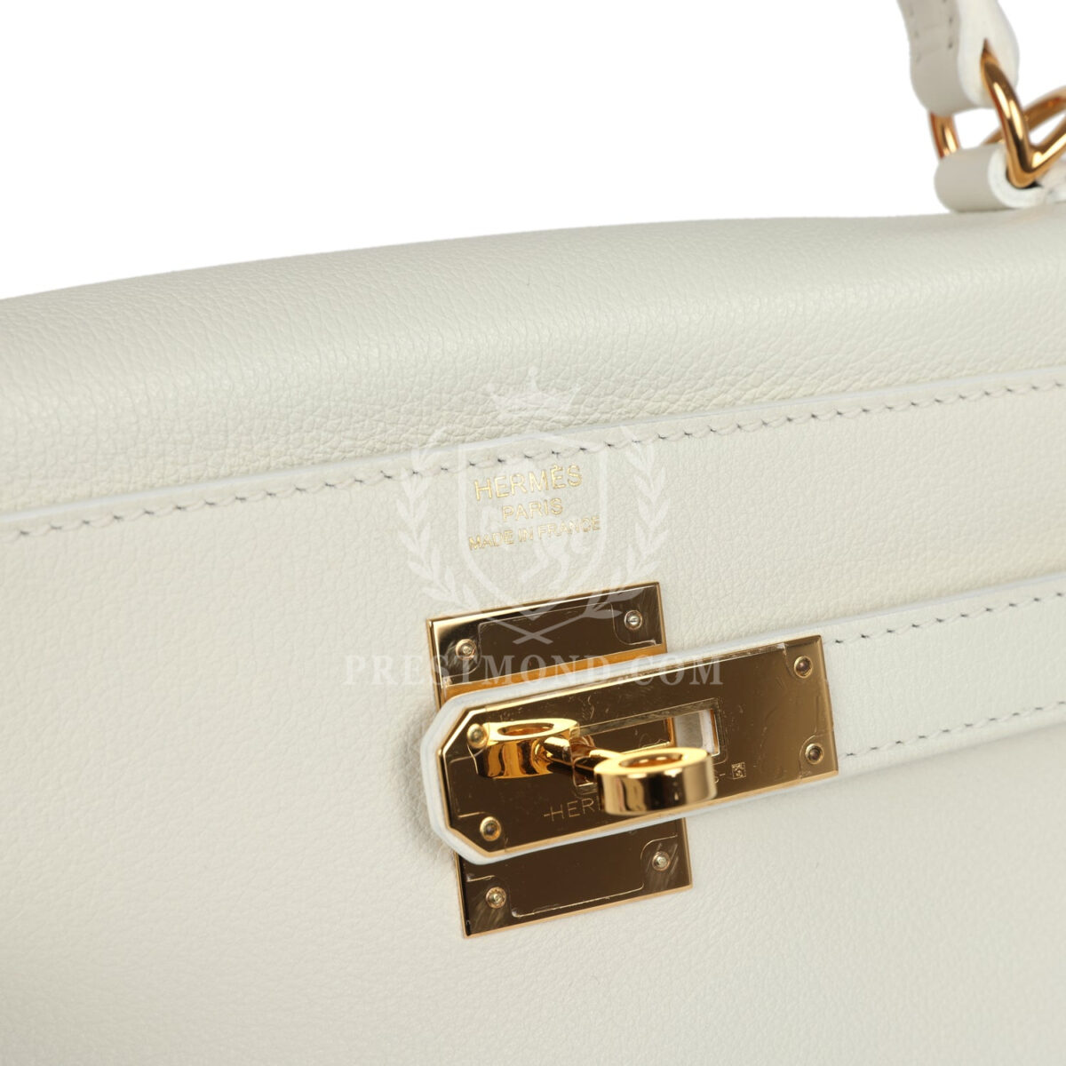 Hermes Kelly Retourne 28 White Evercolor GHW — изображение 7