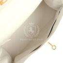 Hermes Kelly Retourne 28 White Evercolor GHW