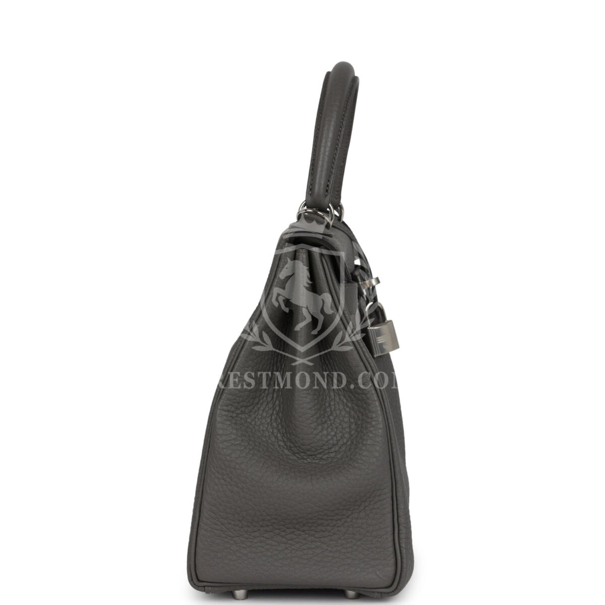 Hermes Kelly Retourne 28 Gris Meyer Clemence PHW — изображение 3