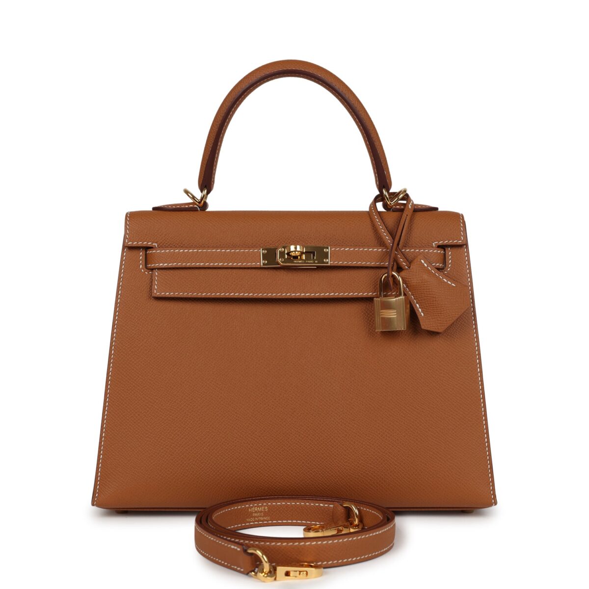 Hermes Kelly Sellier 25 GHW Epsom GHW