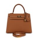 Hermes Kelly Sellier 25 GHW Epsom GHW