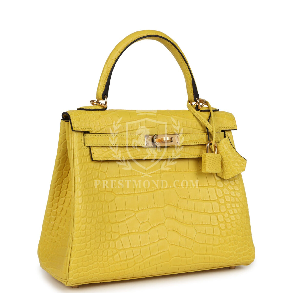 Hermes Kelly Retourne 25 Mimosa Matte Alligator GHW — изображение 2