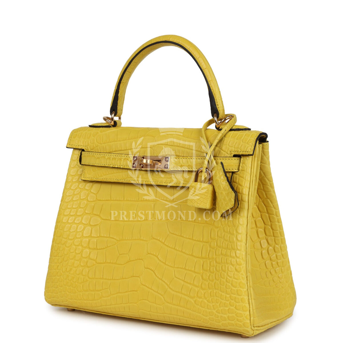 Hermes Kelly Retourne 25 Mimosa Matte Alligator GHW — изображение 5