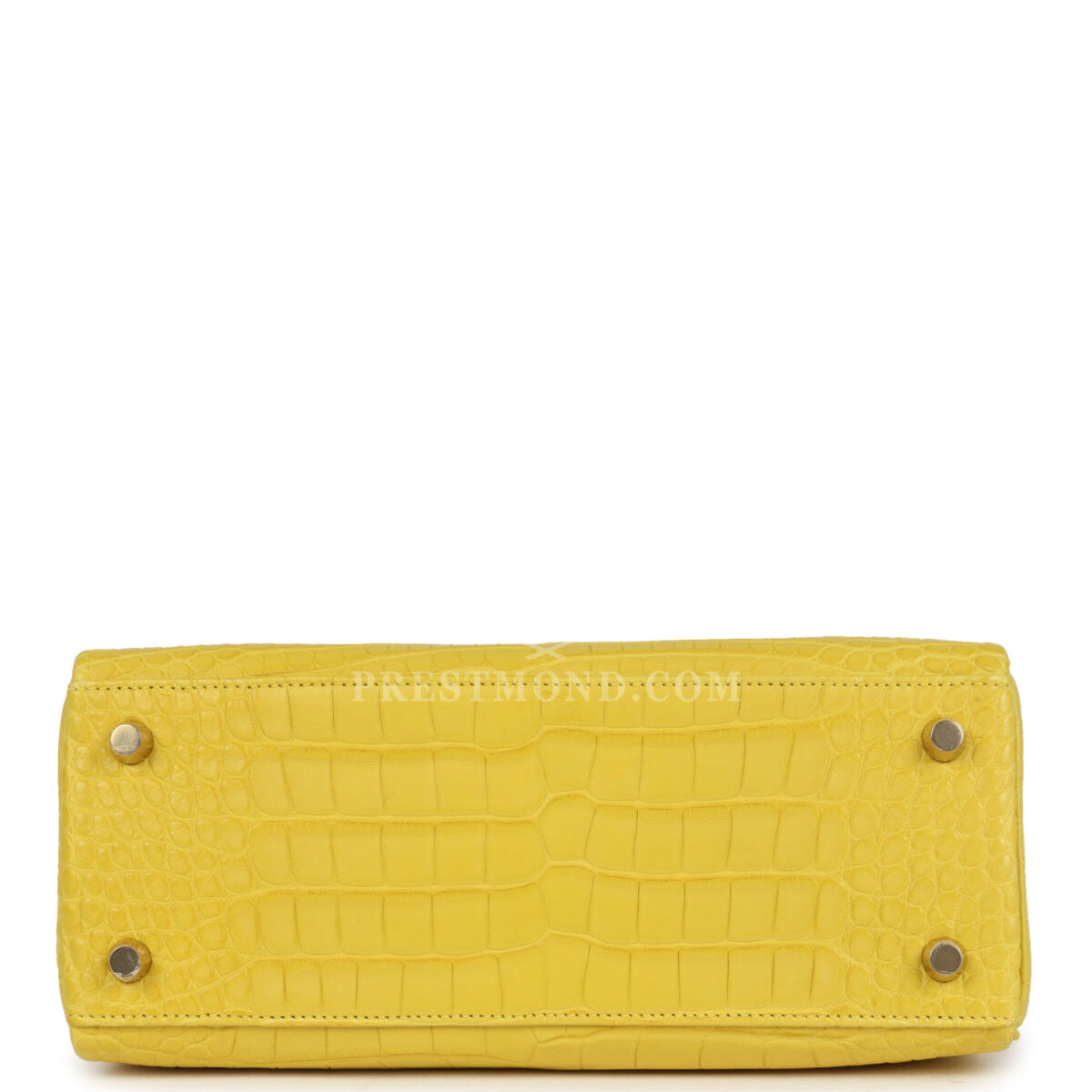 Hermes Kelly Retourne 25 Mimosa Matte Alligator GHW — изображение 6