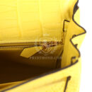 Hermes Kelly Retourne 25 Mimosa Matte Alligator GHW