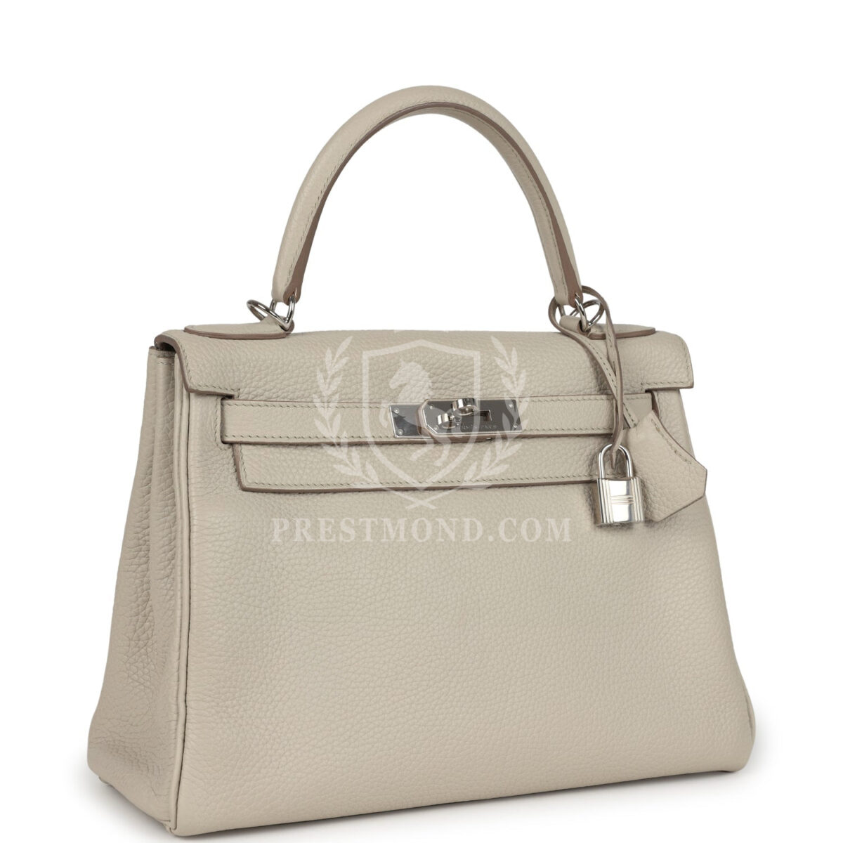 Hermes Kelly Retourne 28 Beton Clemence PHW — изображение 2