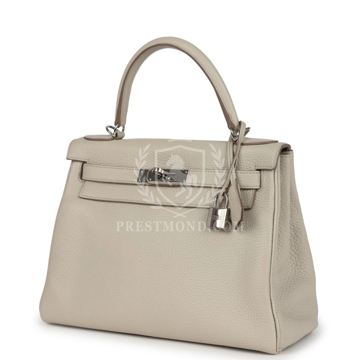 Hermes Kelly Retourne 28 Beton Clemence PHW — изображение 5