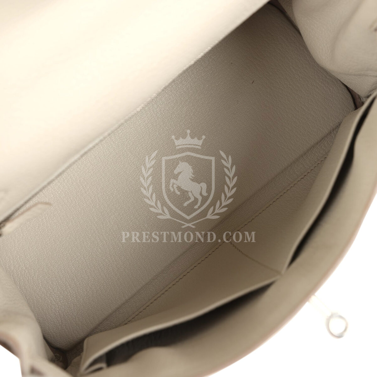 Hermes Kelly Retourne 28 Beton Clemence PHW — изображение 8