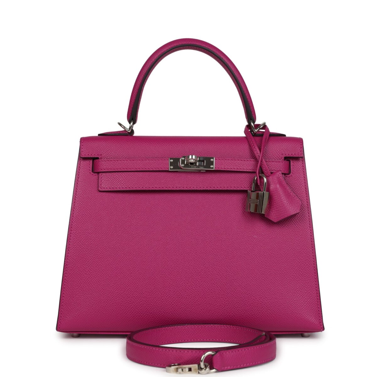 Hermes Kelly Sellier 25 Rose Pourpre Epsom PHW