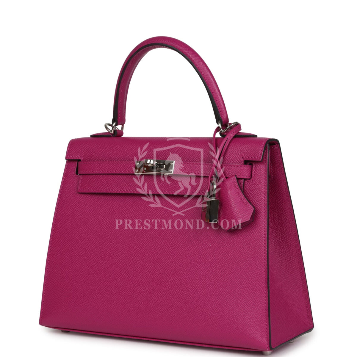 Hermes Kelly Sellier 25 Rose Pourpre Epsom PHW — изображение 5