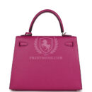 Hermes Kelly Sellier 25 Rose Pourpre Epsom PHW