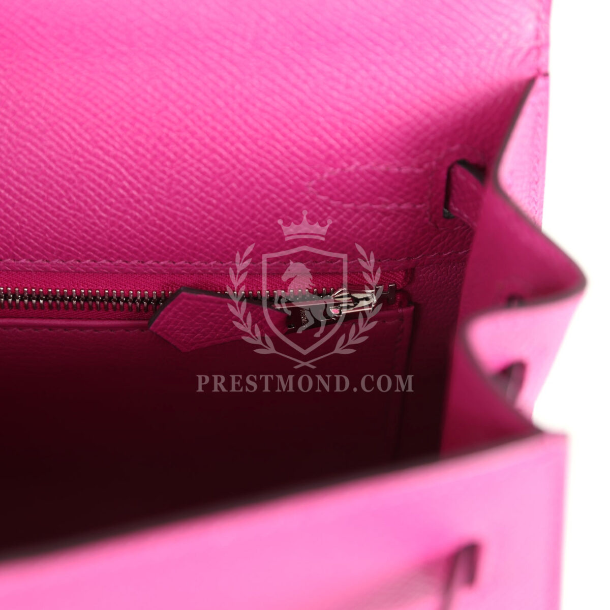 Hermes Kelly Sellier 25 Rose Pourpre Epsom PHW — изображение 9