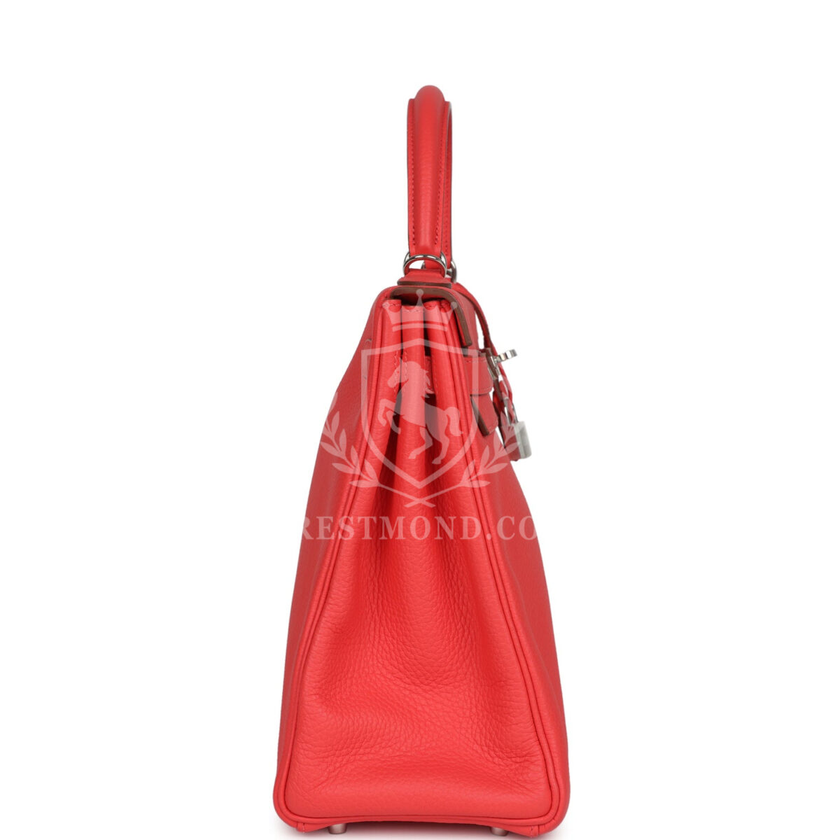 Hermes Retourne Kelly 35 Rose Jaipur Clemence PHW — изображение 3