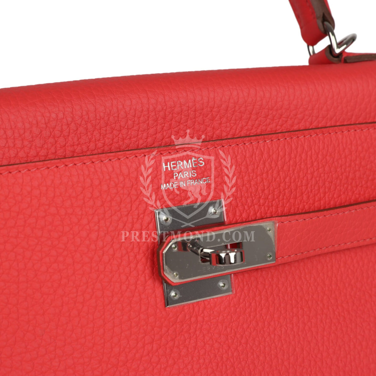Hermes Retourne Kelly 35 Rose Jaipur Clemence PHW — изображение 7