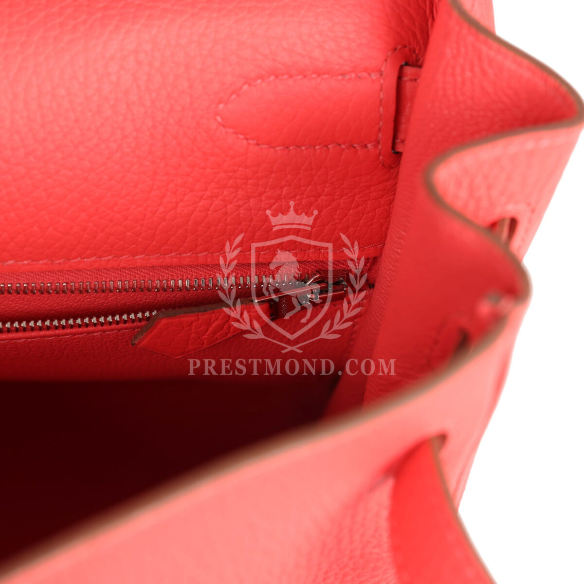 Hermes Retourne Kelly 35 Rose Jaipur Clemence PHW — изображение 9
