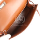 Hermes Kelly Sellier 20 Fauve Matte Alligator Barenia PHW