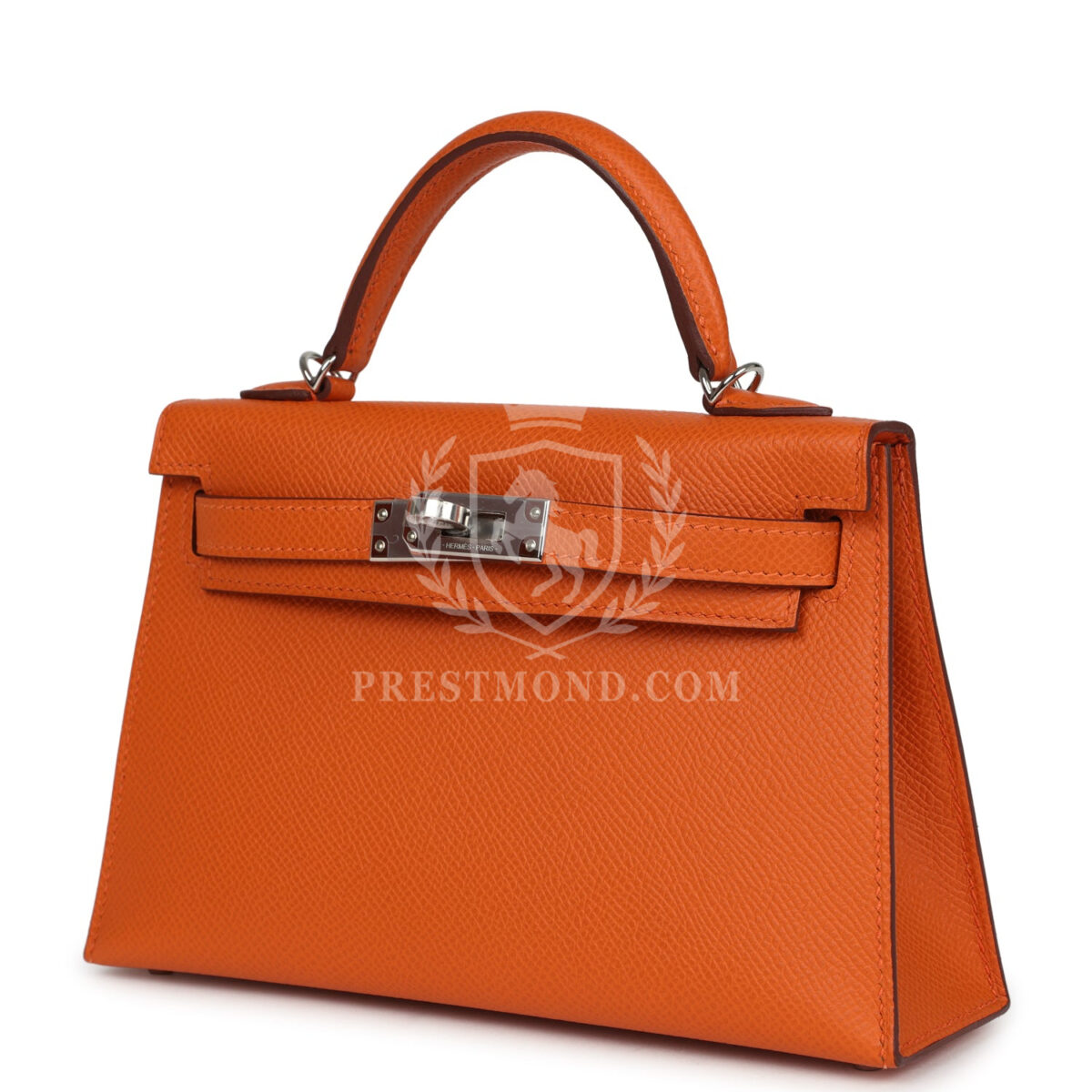 Hermes Kelly Sellier 20 Orange Epsom PHW — изображение 5