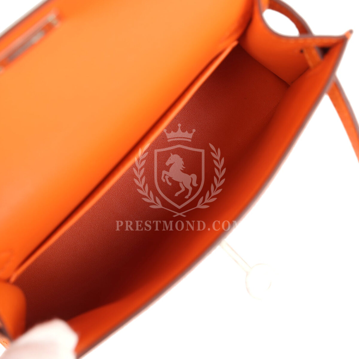 Hermes Kelly Sellier 20 Orange Epsom PHW — изображение 8