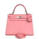 Hermes Kelly Sellier 28 Rose Confetti Epsom PHW
