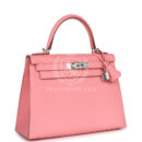 Hermes Kelly Sellier 28 Rose Confetti Epsom PHW