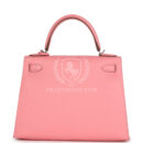 Hermes Kelly Sellier 28 Rose Confetti Epsom PHW