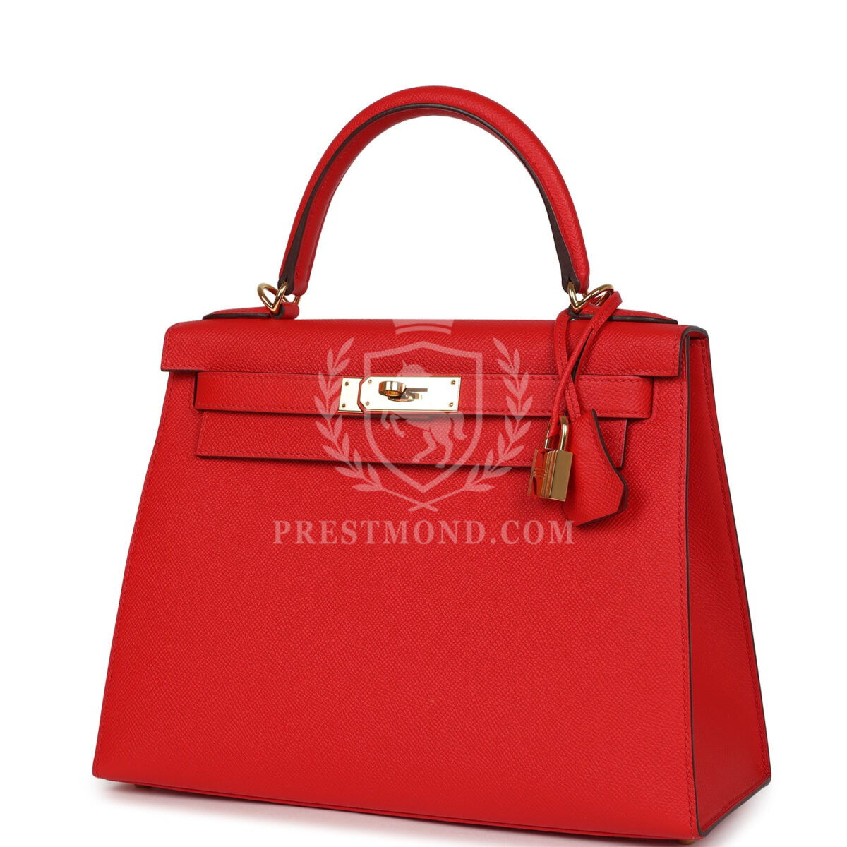 Hermes Kelly Sellier 28 Rouge De Coeur Epsom GHW — изображение 5