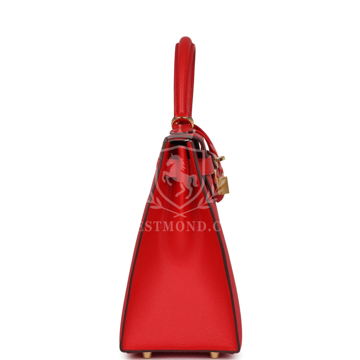 Hermes Kelly Sellier 28 Rouge De Coeur Epsom GHW — изображение 3