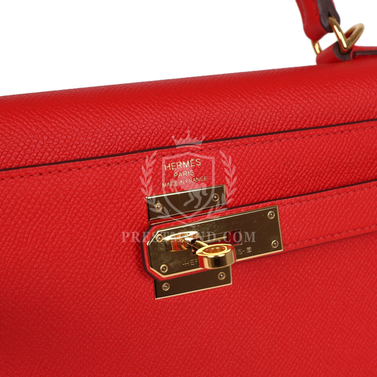 Hermes Kelly Sellier 28 Rouge De Coeur Epsom GHW — изображение 7