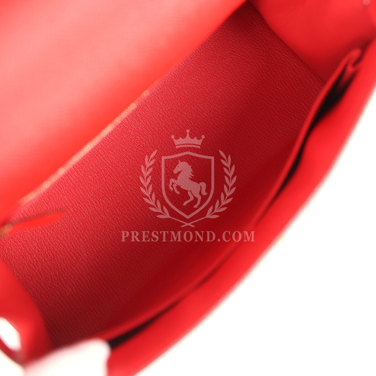 Hermes Kelly Sellier 28 Rouge De Coeur Epsom GHW — изображение 8