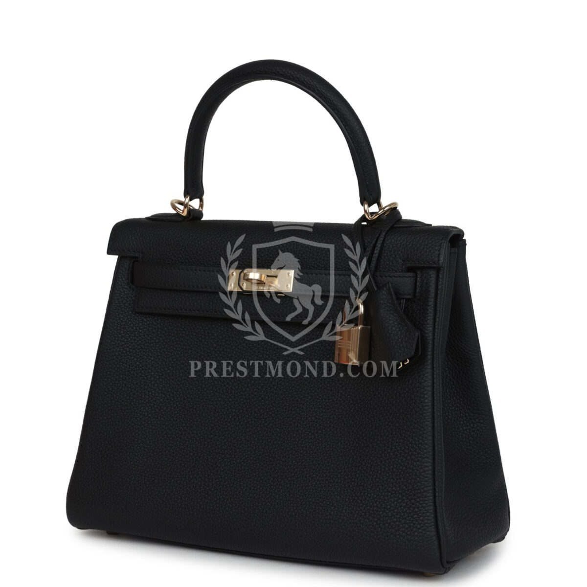 Hermes Kelly Retourne 25 Black Togo PBHW — изображение 5