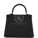 Hermes Kelly Retourne 25 Black Togo PBHW