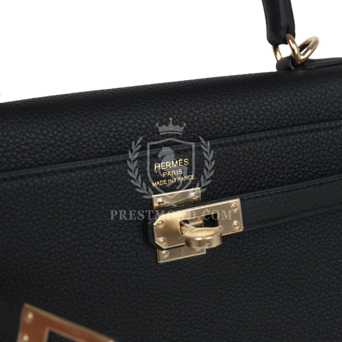 Hermes Kelly Retourne 25 Black Togo PBHW — изображение 7