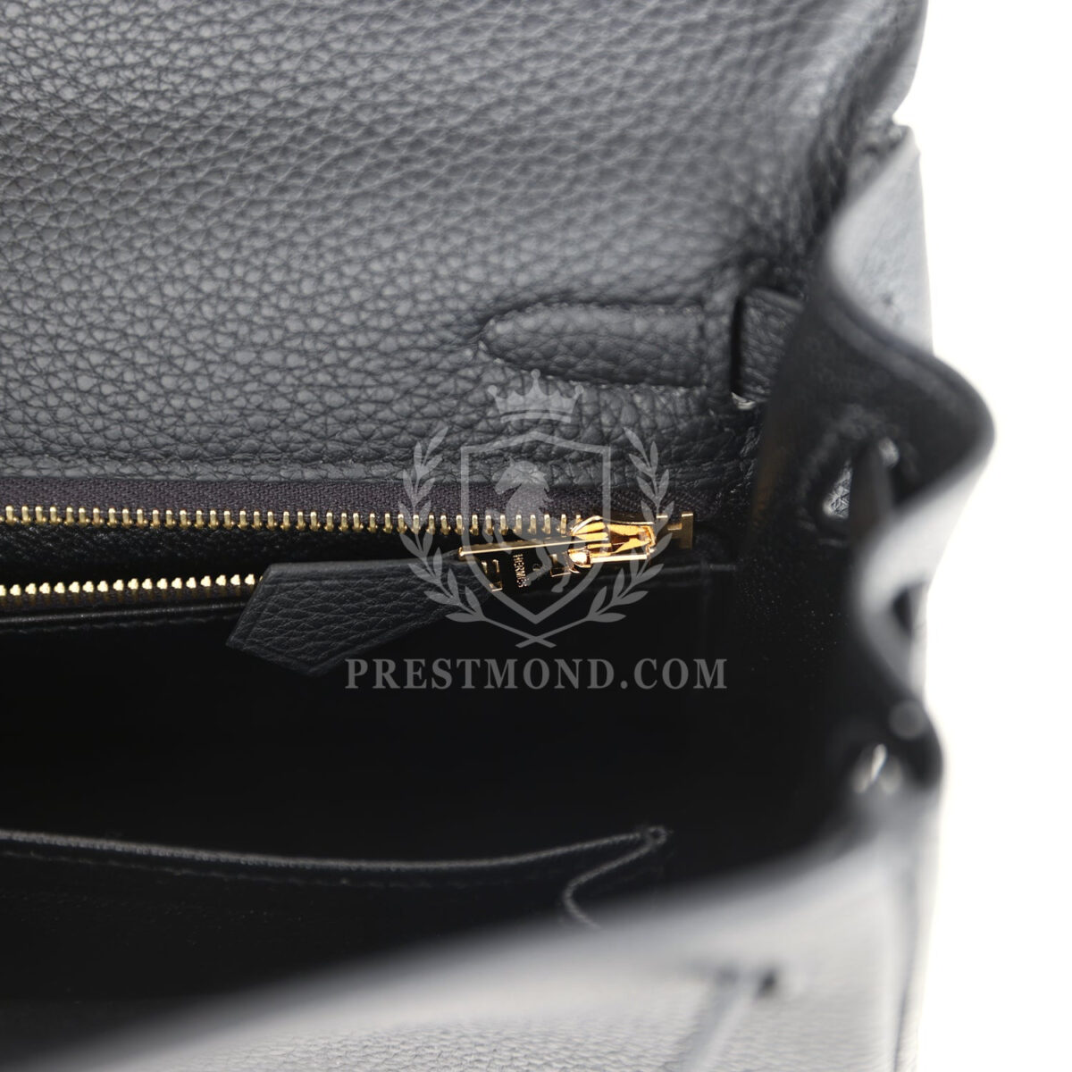 Hermes Kelly Retourne 25 Black Togo PBHW — изображение 9