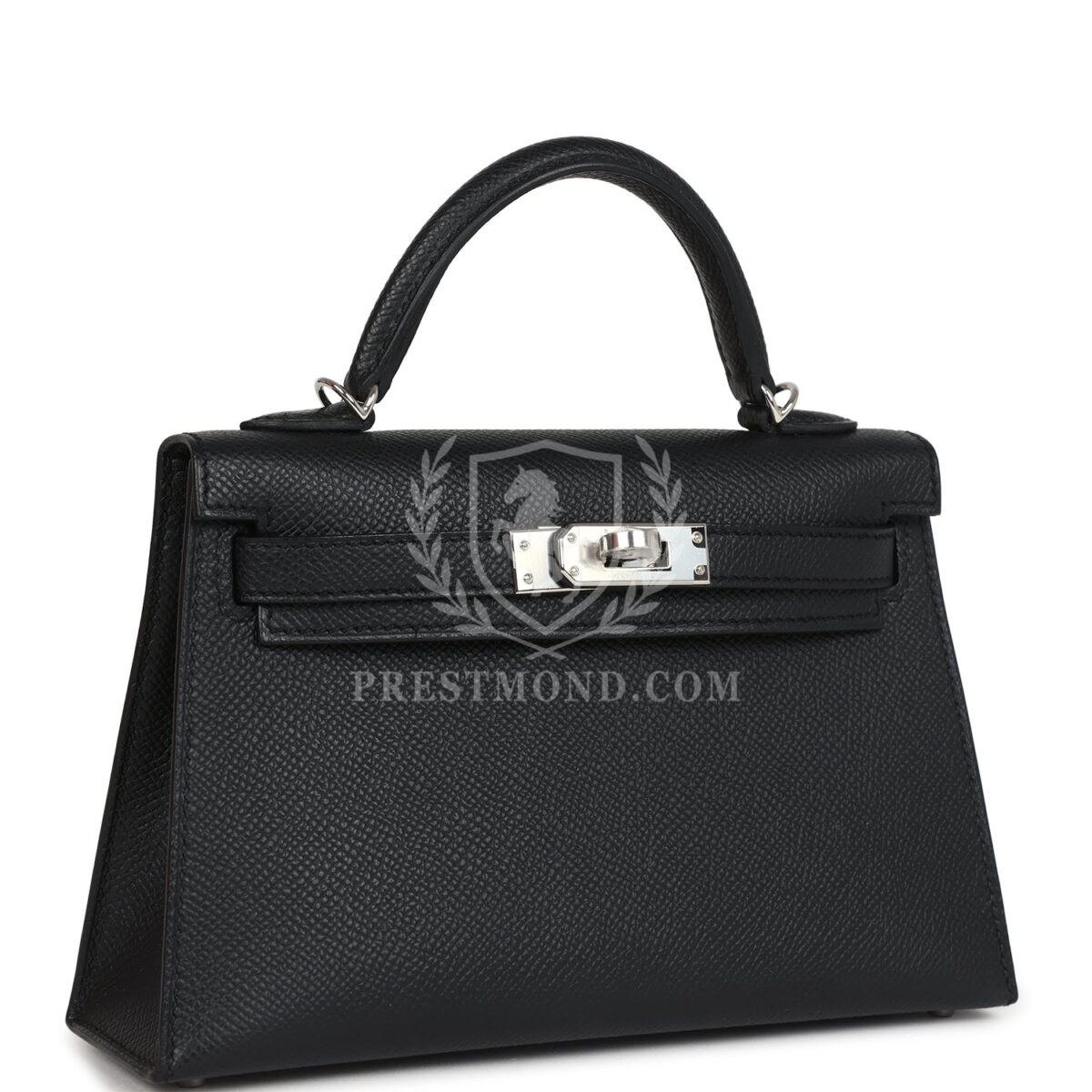 Hermes Kelly Sellier 20 Black Epsom PHW — изображение 2