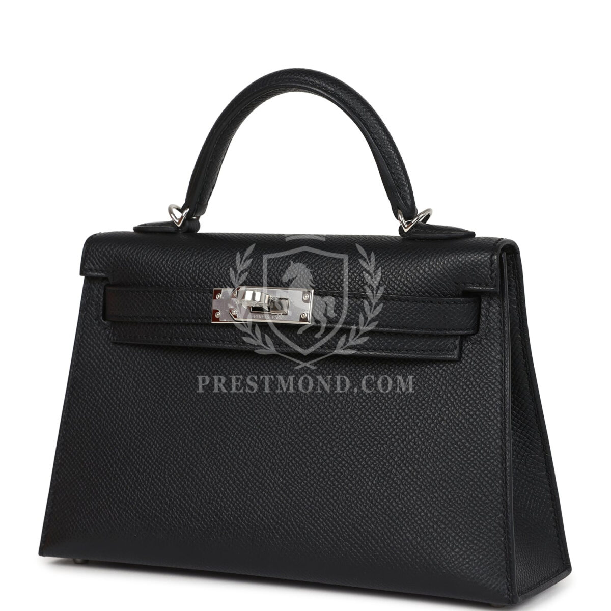 Hermes Kelly Sellier 20 Black Epsom PHW — изображение 3