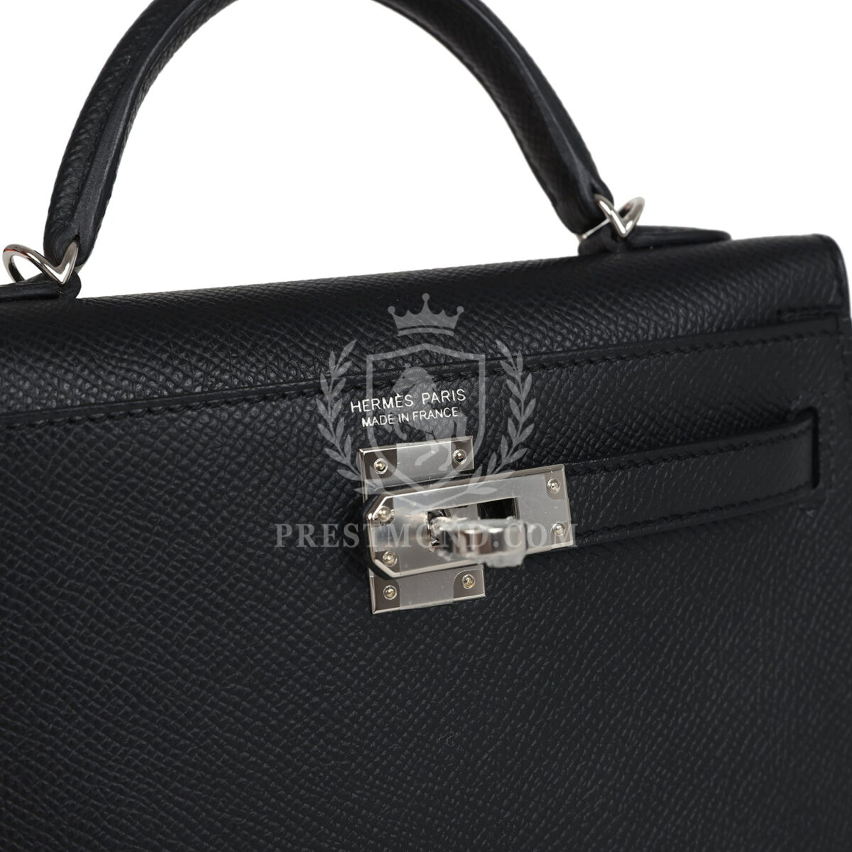 Hermes Kelly Sellier 20 Black Epsom PHW — изображение 7