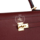 Hermes Kelly Sellier 25 Rouge H Epsom GHW