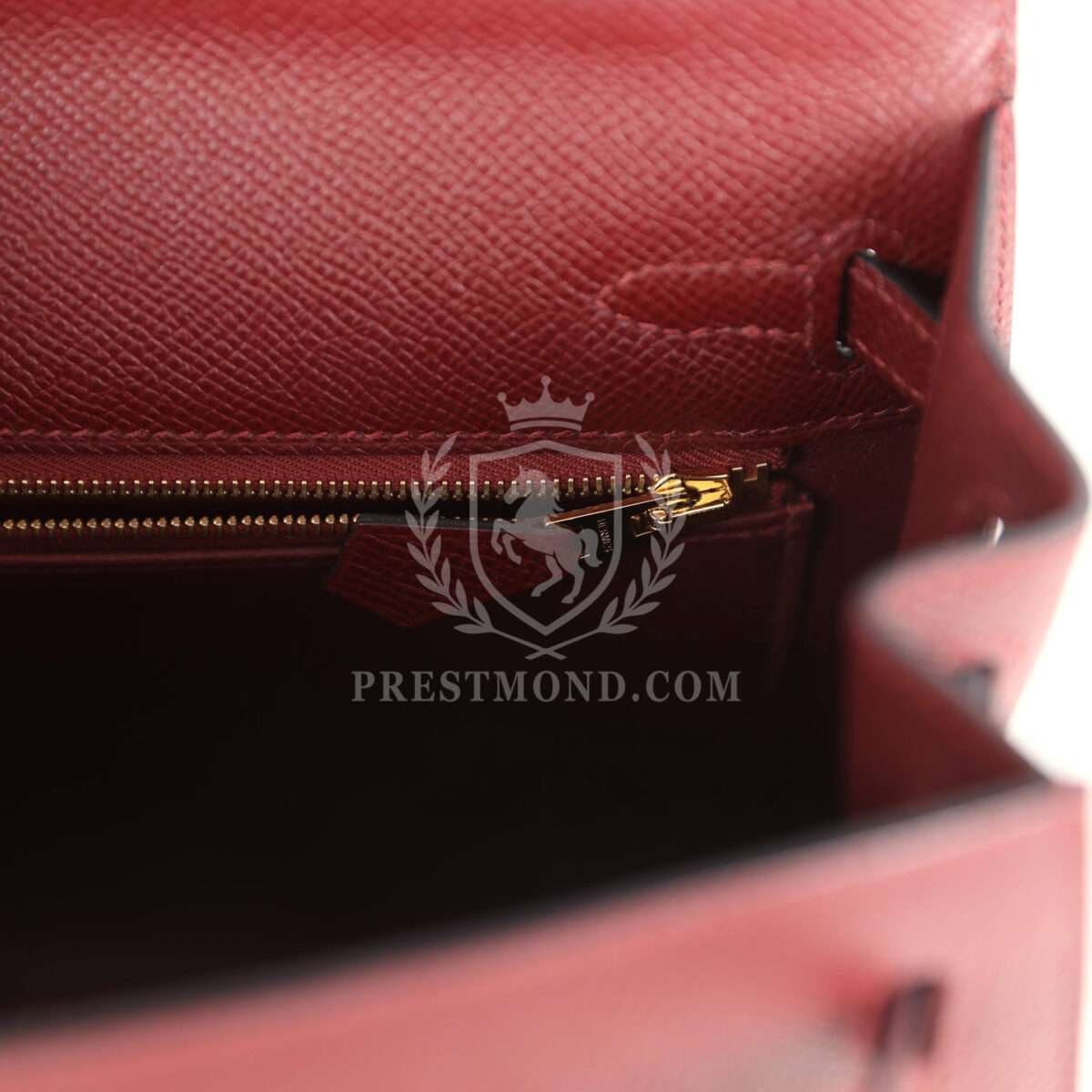 Hermes Kelly Sellier 25 Rouge H Epsom GHW — изображение 9