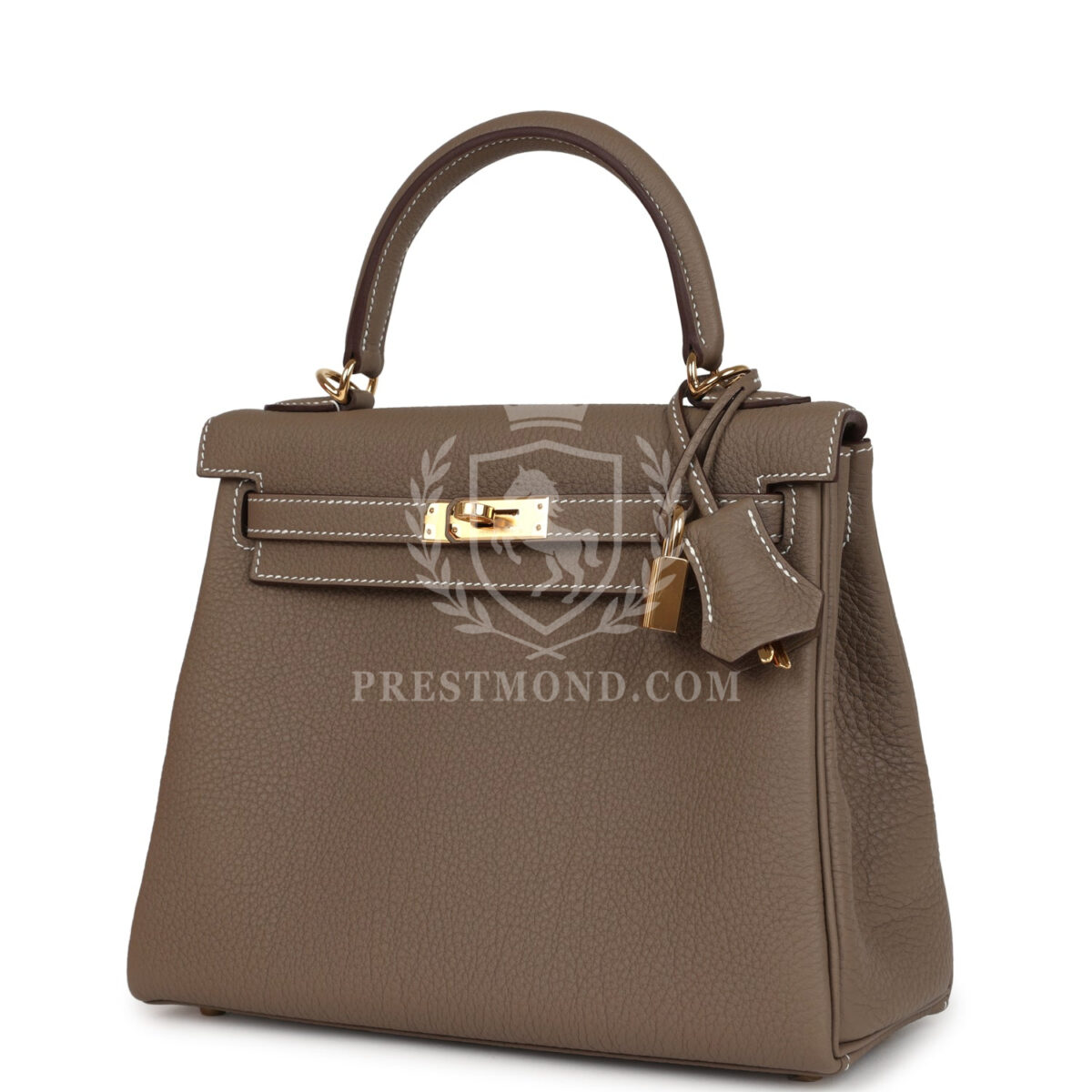 Hermes Kelly Retourne 25 Etoupe Togo GHW — изображение 3