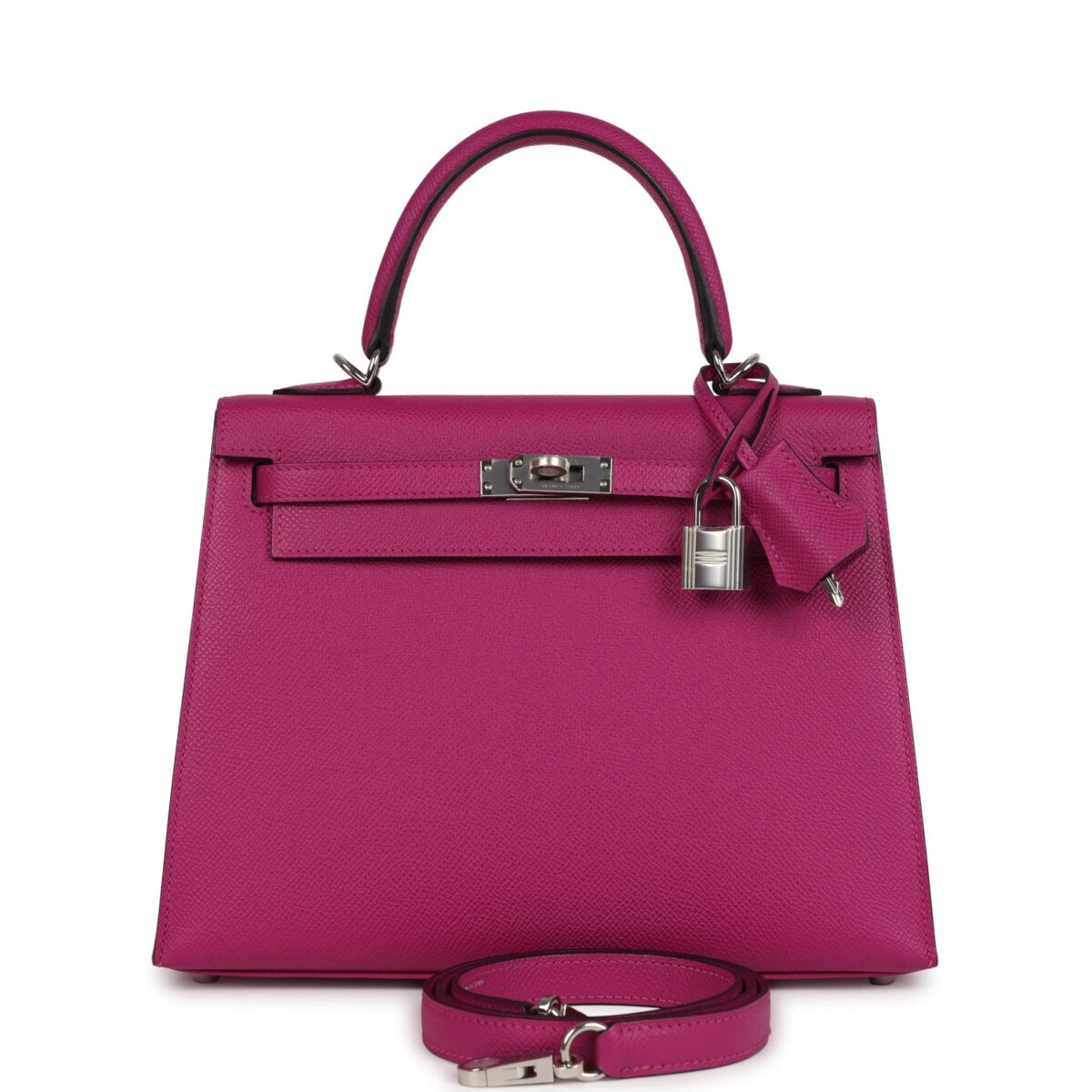 Hermes Kelly Sellier 25 Rose Pourpre Epsom PHW