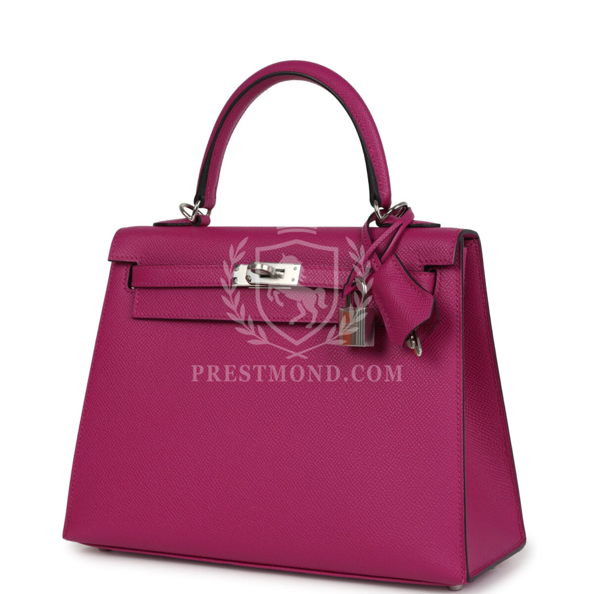 Hermes Kelly Sellier 25 Rose Pourpre Epsom PHW — изображение 5