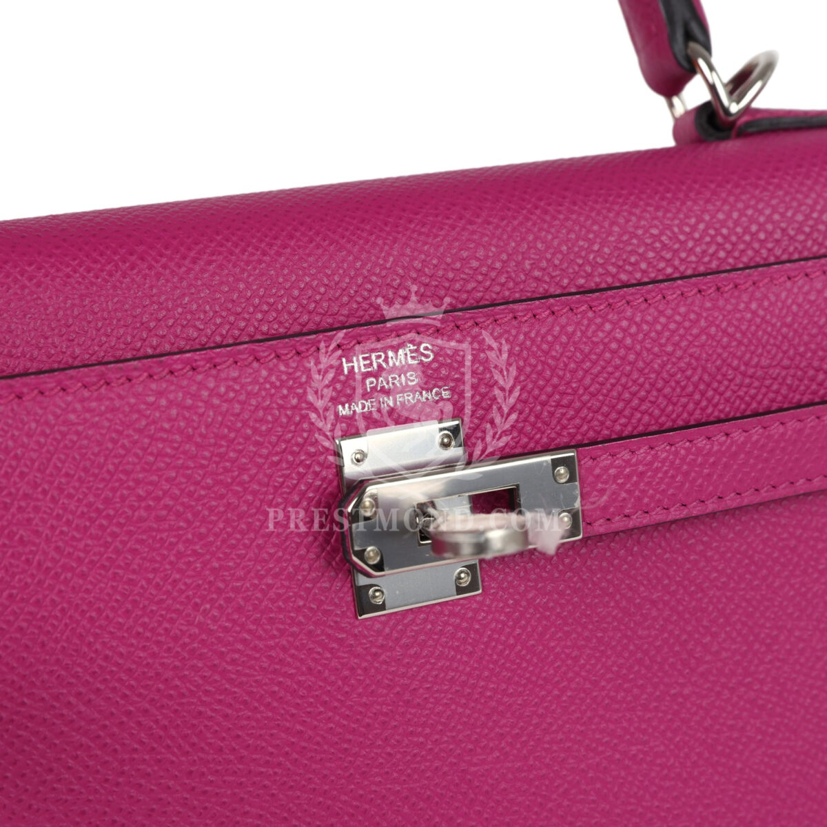 Hermes Kelly Sellier 25 Rose Pourpre Epsom PHW — изображение 7