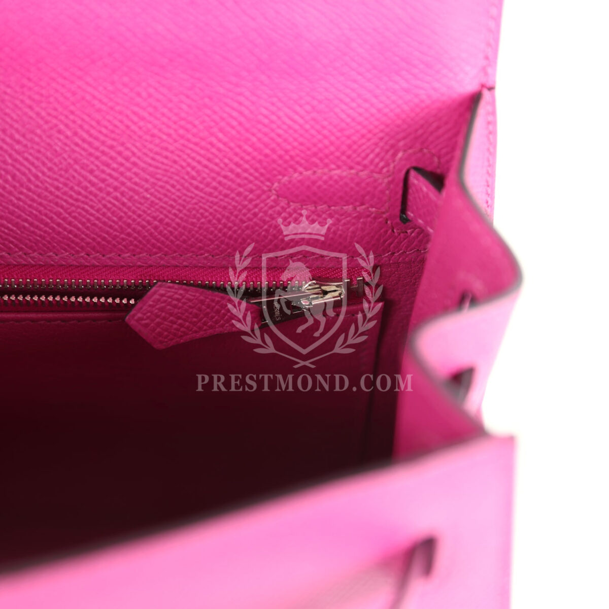Hermes Kelly Sellier 25 Rose Pourpre Epsom PHW — изображение 9