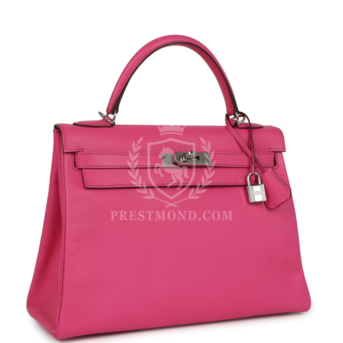 Hermes Kelly Retourne 32 Rose Tyrien Chevre PHW — изображение 2