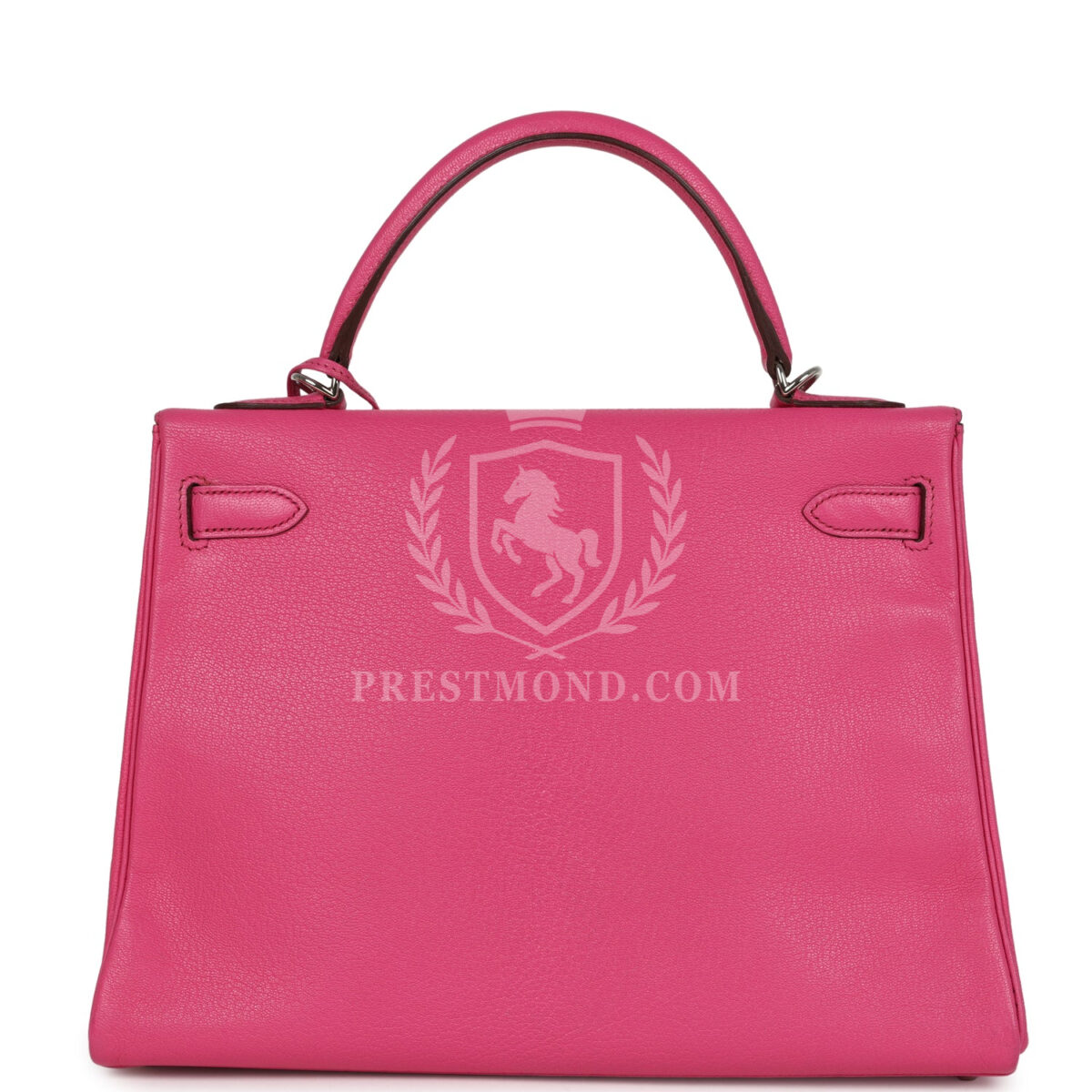 Hermes Kelly Retourne 32 Rose Tyrien Chevre PHW — изображение 4