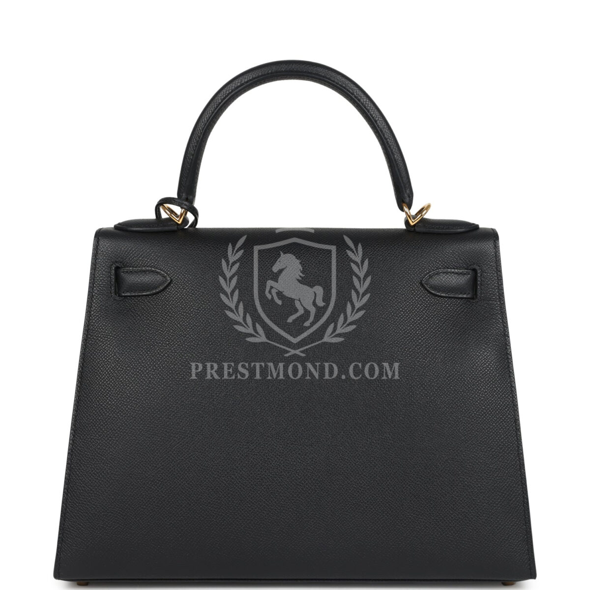 Hermes Kelly Sellier 28 Black Epsom GHW — изображение 5