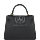 Hermes Kelly Sellier 28 Black Epsom GHW