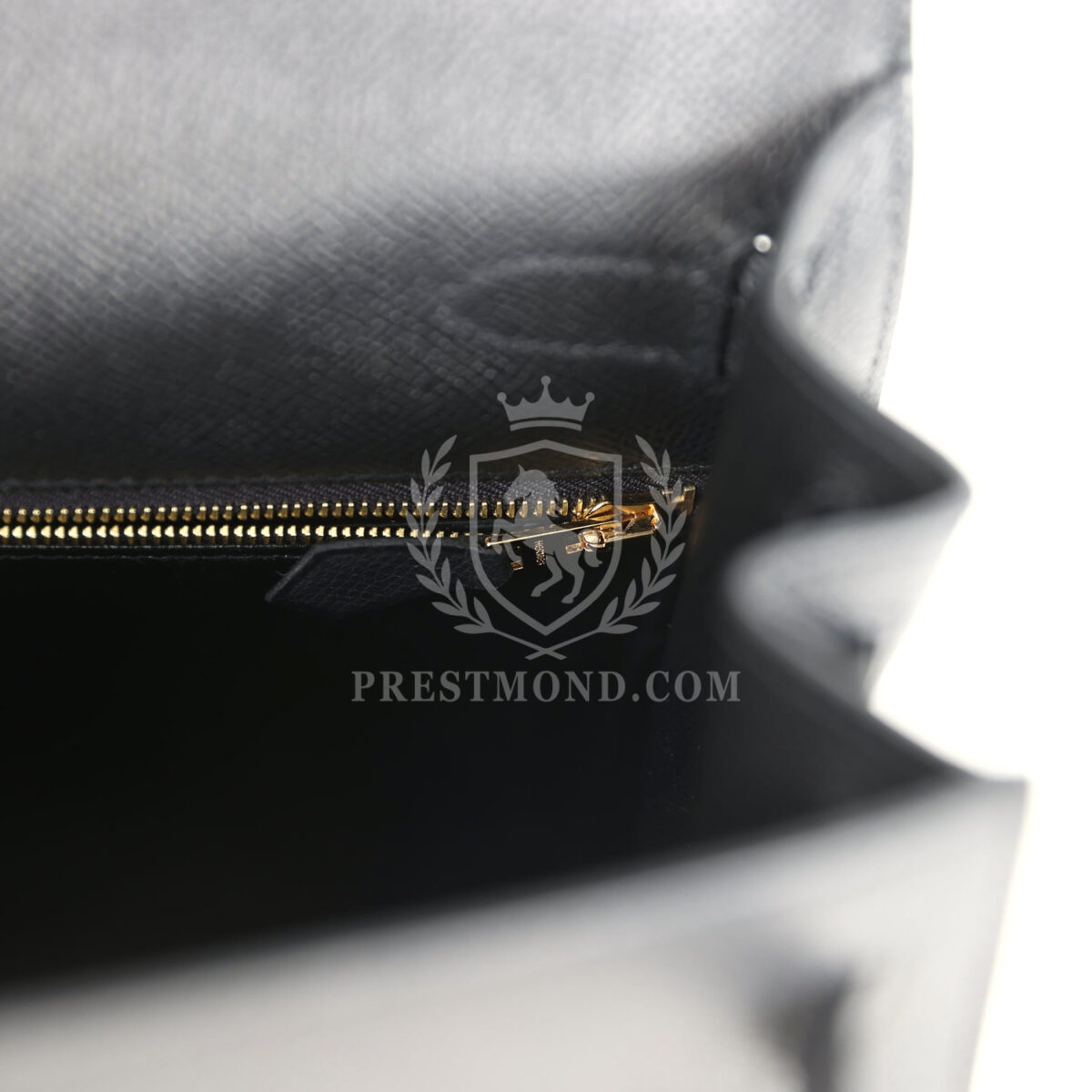Hermes Kelly Sellier 28 Black Epsom GHW — изображение 9
