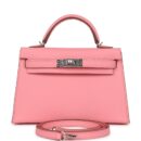 Hermes Kelly Sellier 20 Rose Confetti Epsom PHW