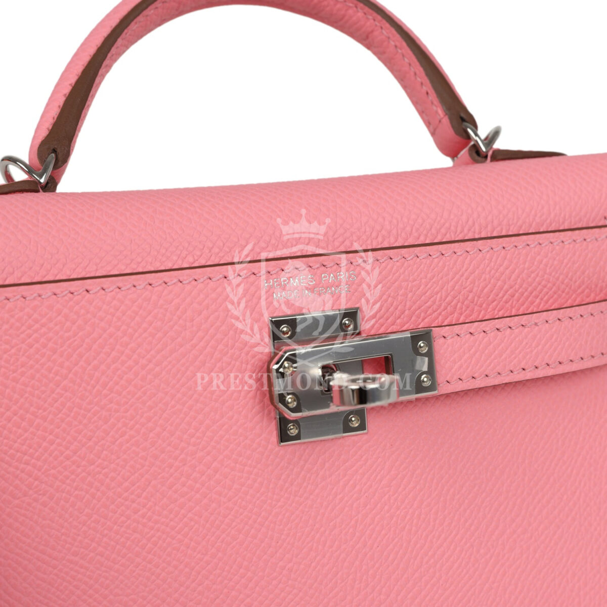 Hermes Kelly Sellier 20 Rose Confetti Epsom PHW — изображение 7